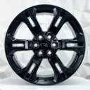 RIN 17X8 6-114.3 R1 SPORT F7604 SATIN BLACK ET30 CB66.1