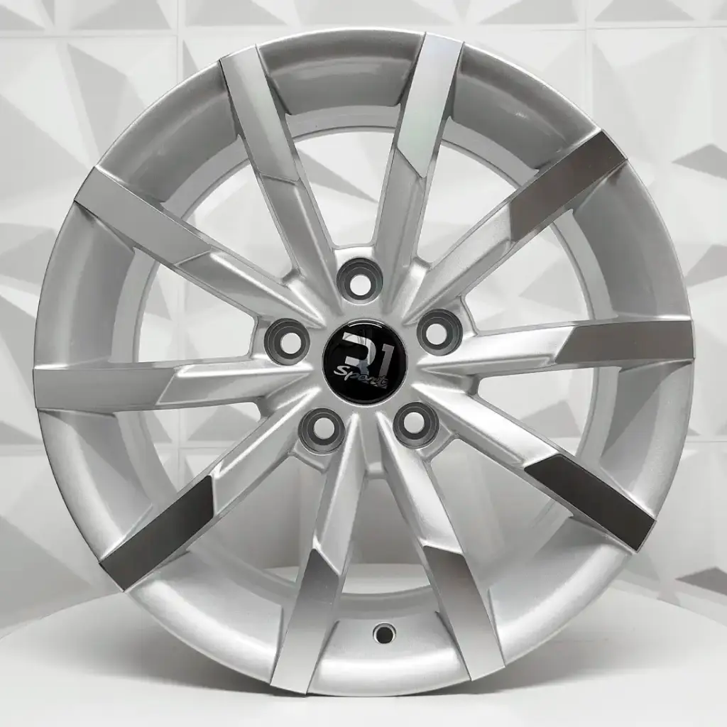 RIN 16X7 5-112 R1 SPORT 215 SILVER MACHINE FACE  ET38 CB57.1