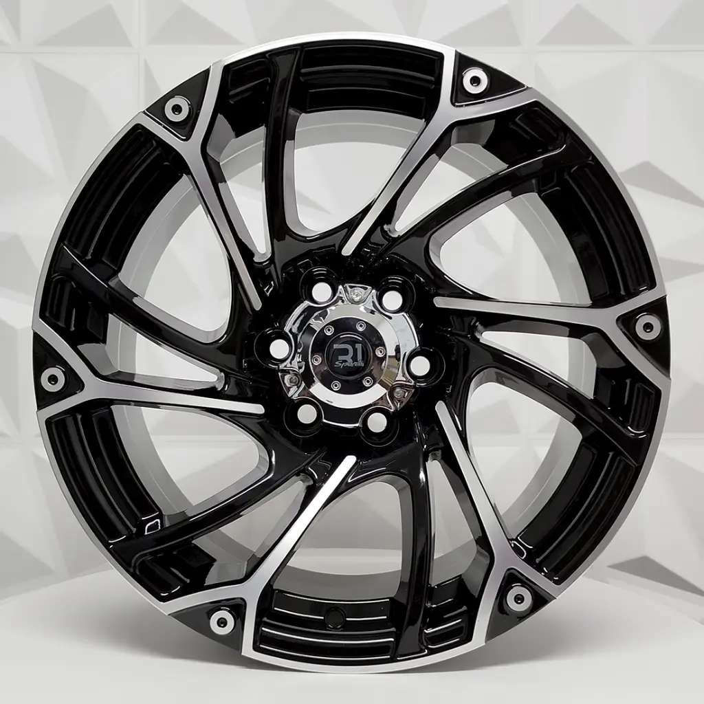 RIN 16X7 6-139.7 R1 SPORT 672 BLACK MACHINE FACE ET0 CB110.5