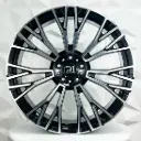 RIN 22X10.5 5-120 R1 SPORT H3156F BLACK MACHINE FACE ET43 CB74.1